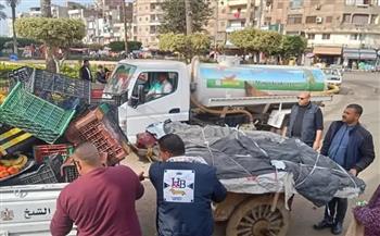 محافظ كفر الشيخ: تحرير 182 محضرًا متنوعًا خلال حملات لإزالة الإشغالات