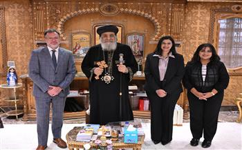 البابا تواضروس يستقبل سفراء أرمينيا والمجر وكندا والاتحاد الأوروبي بالمقر البابوي