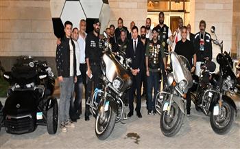 وزير الرياضة يلتقي شباب الدراجات النارية والسيارات تمهيدًا لـ جولة بسيناء 