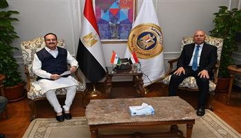 مصر والهند تبحثان فرص الاستثمار المشترك في الصناعات واللوجستيات والنقل البحري