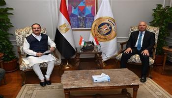 مصر والهند تبحثان فرص الاستثمار المشترك في الصناعات واللوجستيات والنقل البحري  