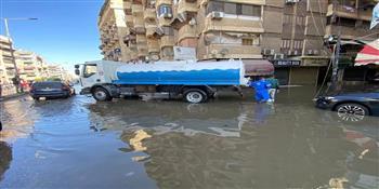 استمرار جهود الأجهزة التنفيذية بمحافظة بورسعيد لمواجهة موجة الطقس غير المستقر