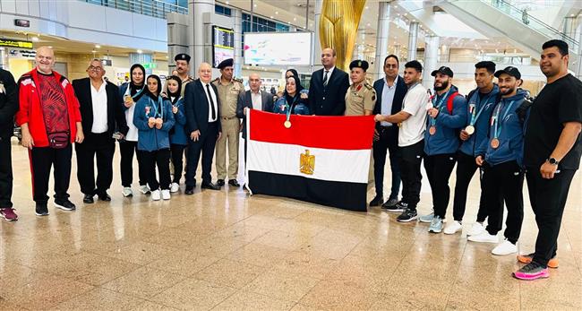 وزارة الرياضة تستقبل بعثة رفع الأثقال المشاركة بدورة ألعاب التضامن الإسلامي