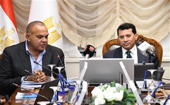 وزير الرياضة يشهد المؤتمر الصحفى للمؤتمر الدولي للحد من الغرق بشرم الشيخ