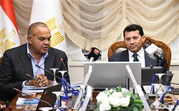 وزير الرياضة يشهد المؤتمر الصحفى للمؤتمر الدولي للحد من الغرق بشرم الشيخ