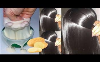 قناع البطاطس للشعر.. سر طبيعي لشعر كثيف ولامع