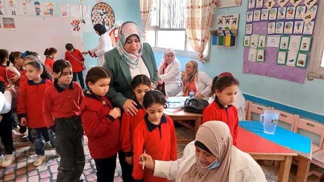 جامعة بنها تطلق مبادرة "من أجل قلوب أطفالنا" للكشف الطبي على تلاميذ المدارس 