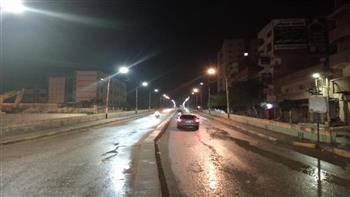 انتشار سريع للفرق الميدانية للتعامل مع مياه الأمطار وتحقيق السيولة المرورية بالبحيرة