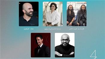 أحمد مالك والأخوان ناصر في حلقة نقاشية حول السينما العربية على المسرح المكشوف بدار الأوبرا