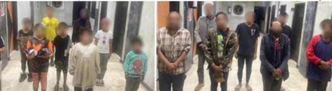 القبض على 15 متهمًا لاستغلال أطفال الأحداث في التسول بالجيزة