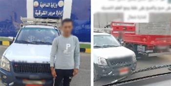 ضبط قائد سيارة "نقل" للسير عكس الاتجاه بالشرقية