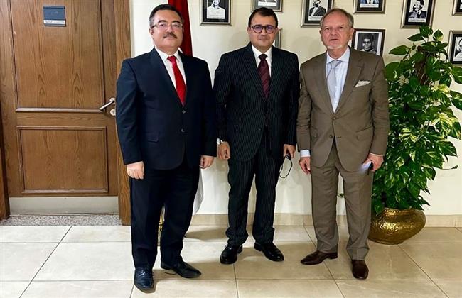 مساعد وزير الخارجية المعين للشئون الأفريقية يستقبل المبعوث الفرنسى لشؤون القرن الأفريقي والسودان 