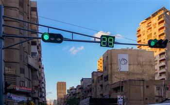 محافظة الإسكندرية: تركيب إشارة مرورية جديدة بالفلكي لتنظيم الحركة المرورية   