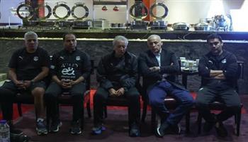 أبوريدة يجتمع مع منتخب مصر المشارك في كأس العرب 