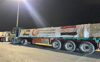 قافلة "زاد العزة" الـ73 تدخل إلى الفلسطينيين في قطاع غزة