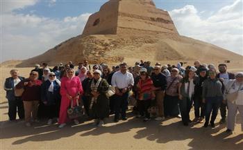 فوجان سياحيان يزوران أهم المعالم الأثرية والسياحية لمحافظة بني سويف