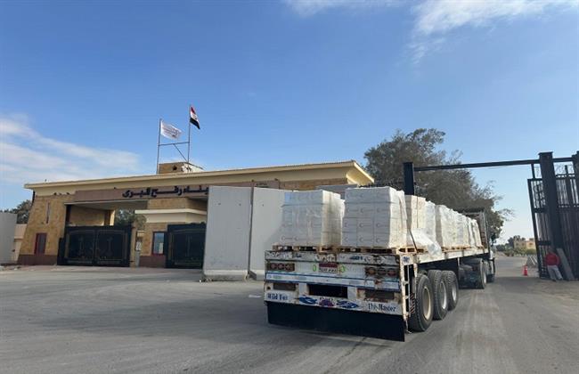 الهلال الأحمر: قافلة "زاد العزة" الـ73 تحمل نحو 9300 طن مساعدات للفلسطينيين