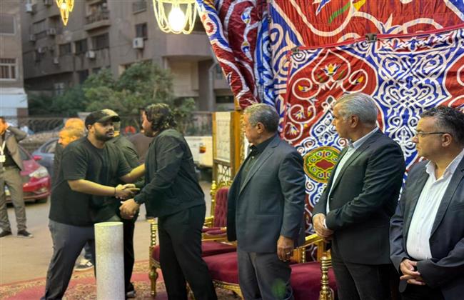 بدء عزاء محمد صبري من مسجد الحامدية الشاذلية بمشاركة نجوم الزمالك