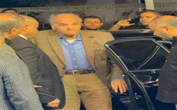 ممدوح عباس يشارك في مراسم عزاء محمد صبري