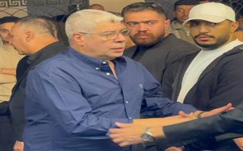أحمد شوبير يشارك في عزاء الراحل محمد صبري