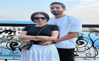 شاهد الصور الأولى لـ مي عز الدين وزوجها أحمد تيمور في شهر العسل