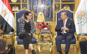 رئيس جامعة المنصورة يستقبل سفيرة المجر لبحث التعاون الأكاديمي والعلمي