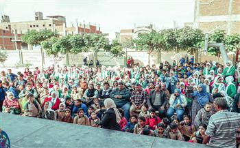 بإقبال كبير.. قرية نهطاي بالغربية تشهد انطلاق قافلة قصور الثقافة ضمن حياة كريمة