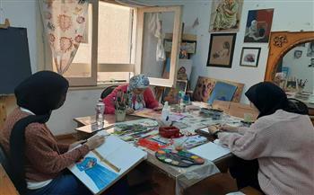 ثقافة الإسكندرية تنظم ورشة تصميم لوحات مستوحاة من الحضارة المصرية القديمة