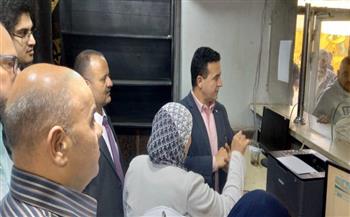 السكرتير العام لمحافظة الدقهلية يتفقد المركز التكنولوجي بمدينة بلقاس 