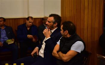 وفد بيراميدز يقدم واجب العزاء في محمد صبري