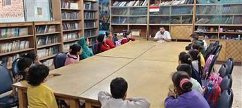 ورش حكي متنوعة بمكتبة الكوم الأحمر الثقافية