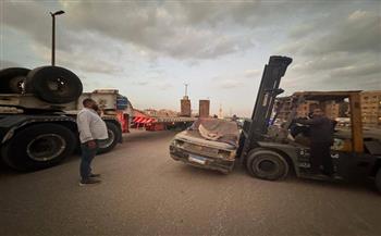 محافظة الجيزة تشن حملات لرفع الإشغالات والتعديات على الطريق العام