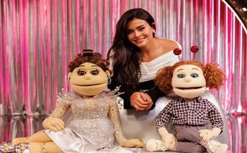 أسماء جلال بعد حلقتها في ليلة فونتاسيتك: بحبك يا أبلة فاهيتا وبحبك يا كارو