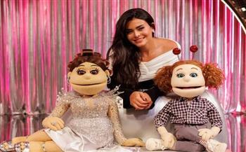 أسماء جلال بعد حلقتها في ليلة فونتاسيتك: بحبك يا أبلة فاهيتا وبحبك يا كارو