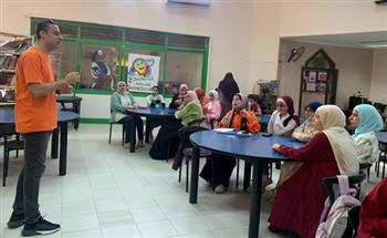 ندوة توعوية بعنوان "التنمية المستدامة" بمكتبة حلوان للأطفال