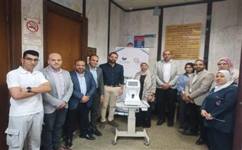 «صناع الخير» تُسلم جهاز قياس النظر وتحدب القرنية بالكمبيوتر لمستشفى رمد قلاوون