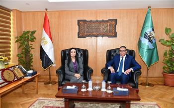 محافظ الفيوم يستقبل وزيرة التضامن ويناقشان سبل التعاون المشترك 