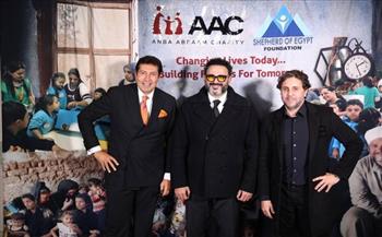 هشام ماجد بصحبة هاني رمزي وأكرم حسني في فعاليات جولة راعي مصر الخيرية