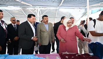 وزير الرياضة يتفقد فعاليات الاتحاد العام لمراكز شباب مصر بمركز الشيخ زايد