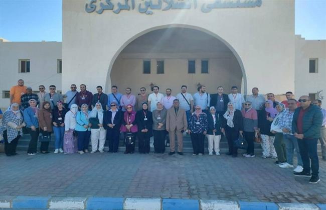 محافظ البحر الأحمر يشيد بالإقبال الكبير على القافلة الطبية لجامعة المنصورة بمستشفى الشلاتين المركزي