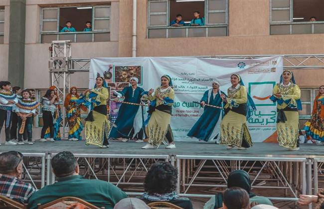 قرية نهطاي بالغربية تشهد انطلاق قافلة قصور الثقافة ضمن حياة كريمة