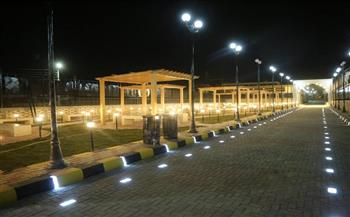 استمرار أعمال التطوير الجارية بمسار العائلة المقدسة بكفر الشيخ