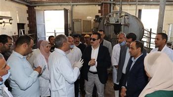 محافظ المنوفية يوجه الطب البيطري بعرض مقترح لتشغيل مجزر شبين الكوم الآلي الجديد لتحسين جودة الخدمات
