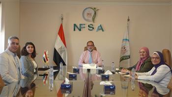 رئيس سلامة الغذاء يبحث مع المنسق الإقليمي للتحالف من أجل جودة المنتجات بإفريقيا تبادل الخبرات