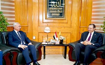 رئيس هيئة الاعتماد والرقابة الصحية يبحث مع رئيس جامعة المنيا سبل تعزيز التعاون المشترك