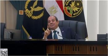 الرئيس السيسي: يد الله كانت معانا ومازالت