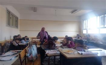 مسابقة ثقافية لطلاب مدرسة المهندس ضمن أنشطة مكتبة اللاوندي بالدقهلية