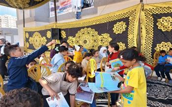 لقاءات توعوية ومسابقات ومسرح عرائس وورش فنية في مشروع "جودة حياة" بمساكن سندوب