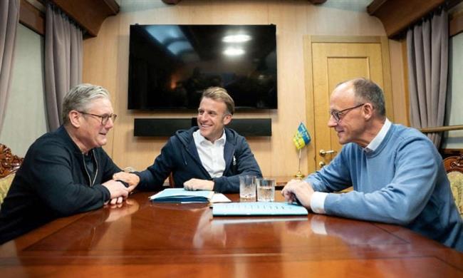 "داونينج ستريت": ستارمر وميرتس وماكرون ناقشوا دعم أوكرانيا والوضع في الشرق الأوسط والأمن الأوروبي