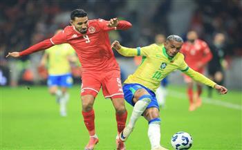 تونس تتعادل مع البرازيل في تجربة ودية قوية